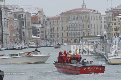 Venezia 12/09 - Canal Grande con la neve ©Graziano Arici/Rosebud2 barbone