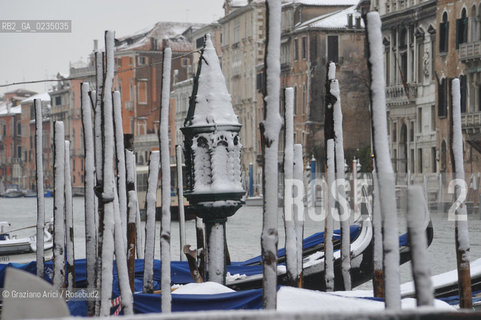 Venezia 12/09 - Canal Grande con la neve ©Graziano Arici/Rosebud2 barbone