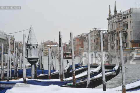 Venezia 12/09 - Canal Grande con la neve ©Graziano Arici/Rosebud2 barbone