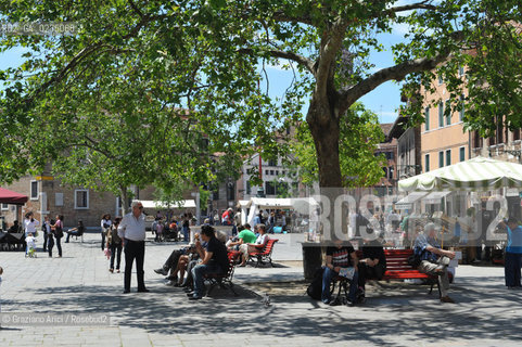 Venice april 2010 -  campo S.Margherita  ©Graziano Arici/Rosebud2