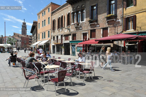 Venice april 2010 -  campo S.Margherita  ©Graziano Arici/Rosebud2