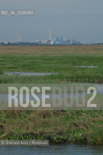 Venice april 2010 -  Barena in Venice lagoon cassa di colmata portomarghera Marghera  ©Graziano Arici/Rosebud2