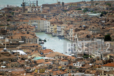 Venice  4/5/10 - Aerial view with Grand Canal Foto aerea Venezia Canal Grande ©Graziano Arici/Rosebud2