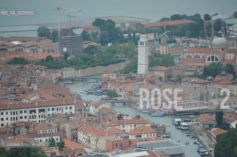 Venice  4/5/10 - Aerial view S.Pietro di Castello aerea Venezia  ©Graziano Arici/Rosebud2