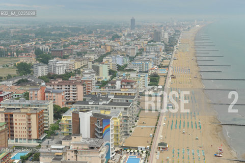 Venice 20/5/10 - Aerial view of Cavallino and Jesolo Beach spiaggia foto aerea ©Graziano Arici/Rosebud2