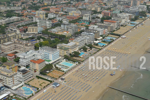 Venice 20/5/10 - Aerial view of Cavallino and Jesolo Beach spiaggia foto aerea ©Graziano Arici/Rosebud2