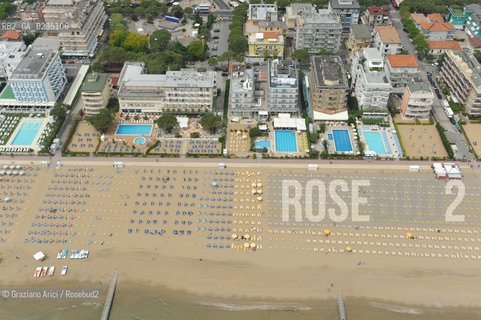 Venice 20/5/10 - Aerial view of Cavallino and Jesolo Beach spiaggia foto aerea ©Graziano Arici/Rosebud2