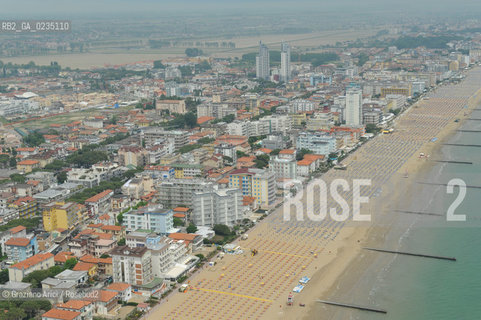 Venice 20/5/10 - Aerial view of Cavallino and Jesolo Beach spiaggia foto aerea ©Graziano Arici/Rosebud2