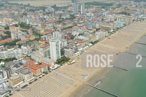 Venice 20/5/10 - Aerial view of Cavallino and Jesolo Beach spiaggia foto aerea ©Graziano Arici/Rosebud2