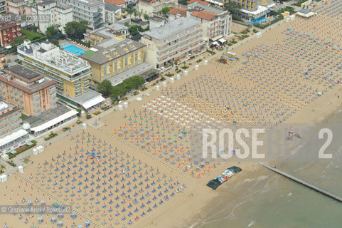 Venice 20/5/10 - Aerial view of Cavallino and Jesolo Beach spiaggia foto aerea ©Graziano Arici/Rosebud2