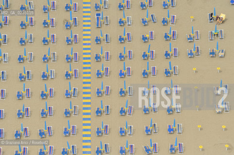 Venice 20/5/10 - Aerial view of Cavallino and Jesolo Beach spiaggia foto aerea ©Graziano Arici/Rosebud2