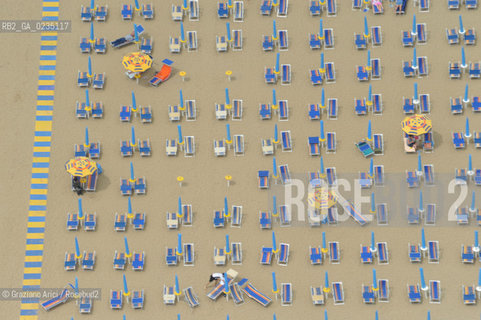 Venice 20/5/10 - Aerial view of Cavallino and Jesolo Beach spiaggia foto aerea ©Graziano Arici/Rosebud2