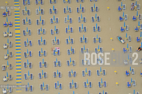 Venice 20/5/10 - Aerial view of Cavallino and Jesolo Beach spiaggia foto aerea ©Graziano Arici/Rosebud2