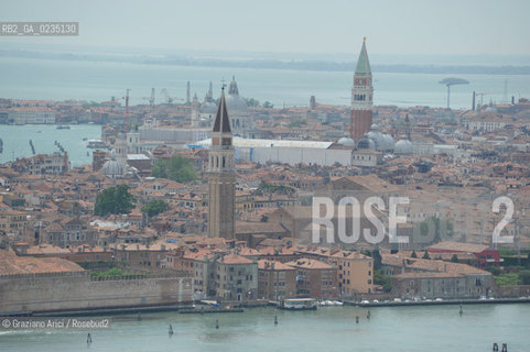 Venice 20/5/10 - Aerial view of skyline of Venice foto aerea ©Graziano Arici/Rosebud2