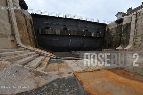 VENEZIA 4/2/10 LAVORI DEI RESTAURO E RISTRUTTURAZIONE DELLARSENALE BACINO DI CARENAGGIO DI MEZZO ©Graziano Arici/Rosebud2 CONSORZIO VENEZIA NUOVA