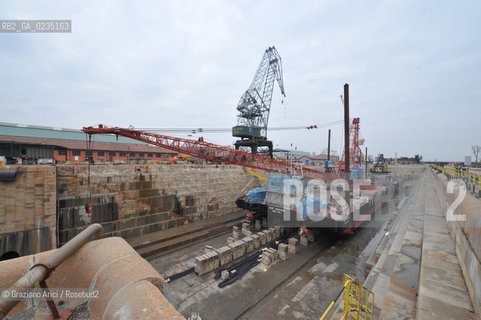 VENEZIA 4/2/10 LAVORI DEI RESTAURO E RISTRUTTURAZIONE DELLARSENALE BACINO DI CARENAGGIO GRANDE ©Graziano Arici/Rosebud2 CONSORZIO VENEZIA NUOVA