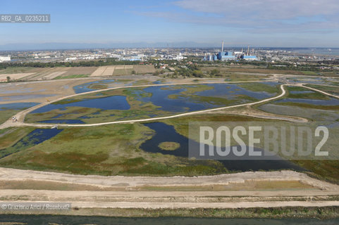VENEZIA 15 OTTOBRE 2009 - FOTO AEREE DELLA CASSA DI COLMATA A ©Graziano Arici/Rosebud2 AEREA