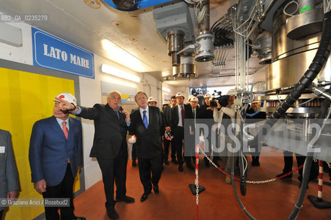 Padova 18 MARZO 2010 - VISITA DEL MINISTRO MATTEOLI AL CAMPO PROVE DELLA FIP - CERNIERA ©Graziano Arici/Rosebud2 CONSORZIO VENEZIA NUOVA