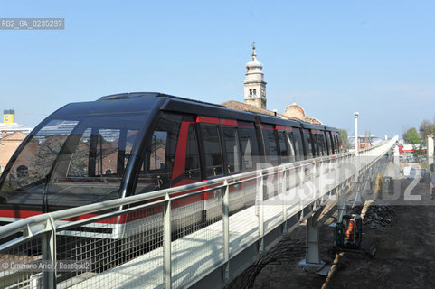 VENEZIA 19 APRILE 2010 - INAUGURAZIONE DEL PEOPLE MOVER CON IL SINDACO ORSONI ©Graziano Arici/Rosebud2