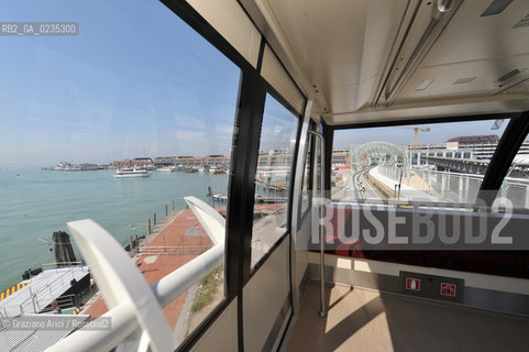 VENEZIA 19 APRILE 2010 - INAUGURAZIONE DEL PEOPLE MOVER CON IL SINDACO ORSONI ©Graziano Arici/Rosebud2
