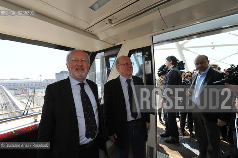VENEZIA 19 APRILE 2010 - INAUGURAZIONE DEL PEOPLE MOVER CON IL SINDACO ORSONI ©Graziano Arici/Rosebud2