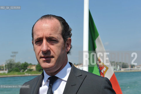 Venice 9/6/10 - Visit of the Veneto Region President Luca Zaia to the Mose system against the High Tide in Venice ©Graziano Arici/Rosebud2