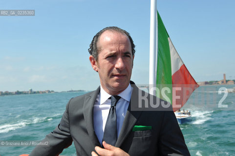 Venice 9/6/10 - Visit of the Veneto Region President Luca Zaia to the Mose system against the High Tide in Venice ©Graziano Arici/Rosebud2