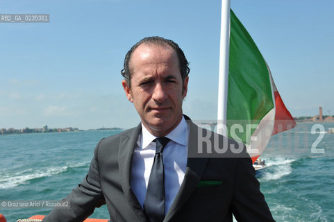 Venice 9/6/10 - Visit of the Veneto Region President Luca Zaia to the Mose system against the High Tide in Venice ©Graziano Arici/Rosebud2