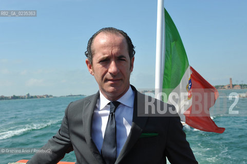Venice 9/6/10 - Visit of the Veneto Region President Luca Zaia to the Mose system against the High Tide in Venice ©Graziano Arici/Rosebud2