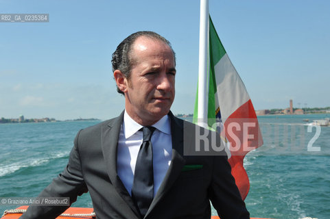 Venice 9/6/10 - Visit of the Veneto Region President Luca Zaia to the Mose system against the High Tide in Venice ©Graziano Arici/Rosebud2