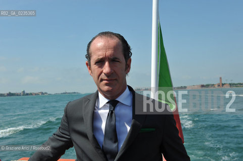 Venice 9/6/10 - Visit of the Veneto Region President Luca Zaia to the Mose system against the High Tide in Venice ©Graziano Arici/Rosebud2