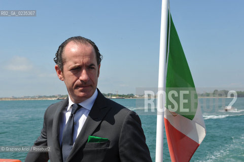 Venice 9/6/10 - Visit of the Veneto Region President Luca Zaia to the Mose system against the High Tide in Venice ©Graziano Arici/Rosebud2