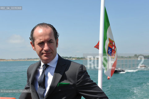 Venice 9/6/10 - Visit of the Veneto Region President Luca Zaia to the Mose system against the High Tide in Venice ©Graziano Arici/Rosebud2