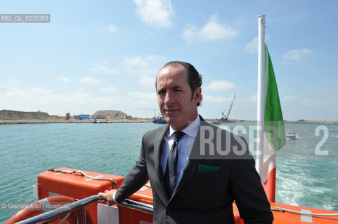 Venice 9/6/10 - Visit of the Veneto Region President Luca Zaia to the Mose system against the High Tide in Venice ©Graziano Arici/Rosebud2
