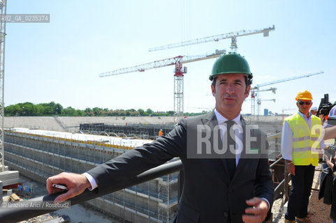 Venice 9/6/10 - Visit of the Veneto Region President Luca Zaia to the Mose system against the High Tide in Venice ©Graziano Arici/Rosebud2