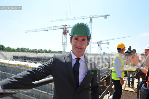 Venice 9/6/10 - Visit of the Veneto Region President Luca Zaia to the Mose system against the High Tide in Venice ©Graziano Arici/Rosebud2