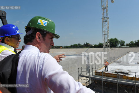 Venice 9/6/10 - Visit of the Veneto Region President Luca Zaia to the Mose system against the High Tide in Venice ©Graziano Arici/Rosebud2