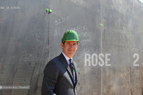 Venice 9/6/10 - Visit of the Veneto Region President Luca Zaia to the Mose system against the High Tide in Venice ©Graziano Arici/Rosebud2