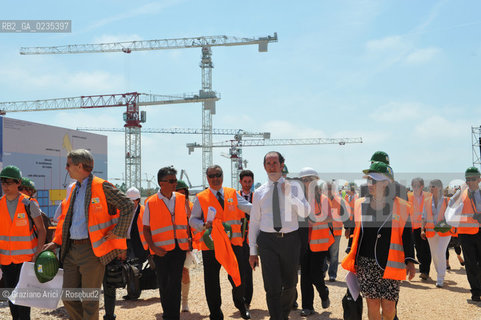 Venice 9/6/10 - Visit of the Veneto Region President Luca Zaia to the Mose system against the High Tide in Venice ©Graziano Arici/Rosebud2