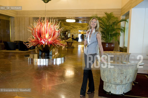 Venezia 14 Luglio 2010 - La signora Francesca Bortolotto Possati, proprietaria dei Bauer Hotels nella Hall del Palazzo Bauer ©Graziano Arici/Rosebud2