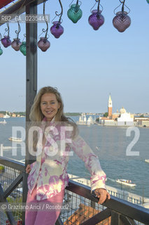 Venezia 14 Luglio 2010 - La signora Francesca Bortolotto Possati, proprietaria dei Bauer Hotels nella Terrazza Settimo cielo del Palazzo Bauer ©Graziano Arici/Rosebud2