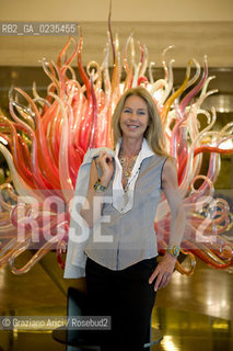 Venezia 14 Luglio 2010 - La signora Francesca Bortolotto Possati, proprietaria dei Bauer Hotels nella Hall del Palazzo Bauer ©Graziano Arici/Rosebud2