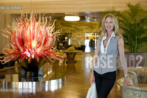 Venezia 14 Luglio 2010 - La signora Francesca Bortolotto Possati, proprietaria dei Bauer Hotels nella Hall del Palazzo Bauer ©Graziano Arici/Rosebud2
