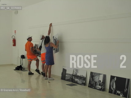 CAORLE 23/7/10 : MOSTRA HEMINGWAY A CAORLE PAOLA PALLIERI GIANNI MORIANI ©Graziano Arici/Rosebud2