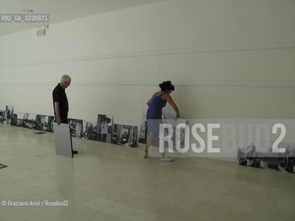 CAORLE 23/7/10 : MOSTRA HEMINGWAY A CAORLE PAOLA PALLIERI GIANNI MORIANI ©Graziano Arici/Rosebud2