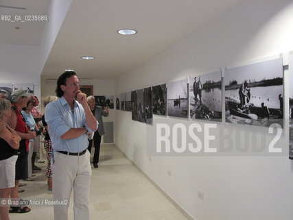 CAORLE 23/7/10 : MOSTRA HEMINGWAY A CAORLE PAOLA PALLIERI GIANNI MORIANI ©Graziano Arici/Rosebud2