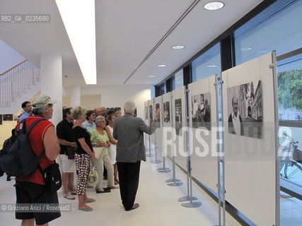 CAORLE 23/7/10 : MOSTRA HEMINGWAY A CAORLE PAOLA PALLIERI GIANNI MORIANI ©Graziano Arici/Rosebud2