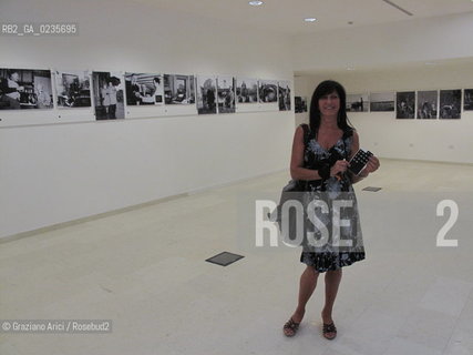 CAORLE 23/7/10 : MOSTRA HEMINGWAY A CAORLE PAOLA PALLIERI GIANNI MORIANI ©Graziano Arici/Rosebud2