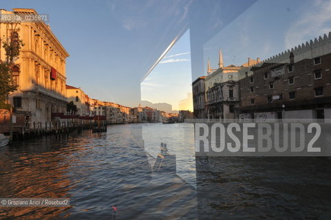 Venice october 2010 - Venetian life : sunset in Grand Canal canal grande tramonto ©Graziano Arici/Rosebud2