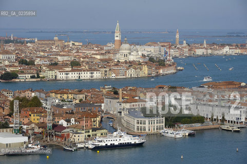 Venice october 2010 - The aerial view of Venice skyline giudecca S.Marco foto aerea ©Graziano Arici/Rosebud2